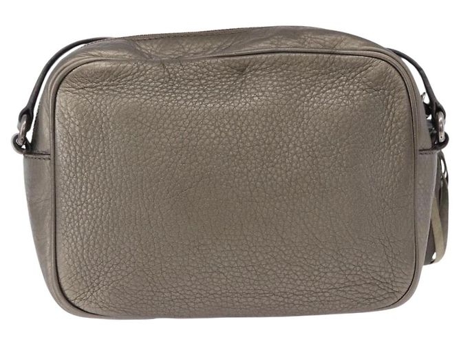 Borsa a Spalla GUCCI in Pelle Champagne Gold 308364 Auth ka5269 D'oro - vista 3