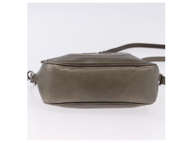 Borsa a Spalla GUCCI in Pelle Champagne Gold 308364 Auth ka5269 D'oro - vista 9