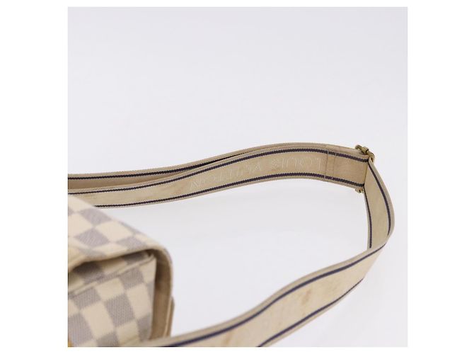 LOUIS VUITTON Borsa a tracolla Damier Azur Naviglio N51189 LV Auth 192113 - vista 10