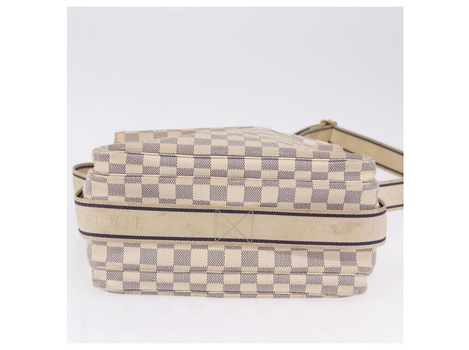 LOUIS VUITTON Borsa a tracolla Damier Azur Naviglio N51189 LV Auth 192113 - vista 11