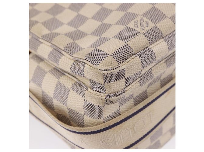 LOUIS VUITTON Borsa a tracolla Damier Azur Naviglio N51189 LV Auth 192113 - vista 12