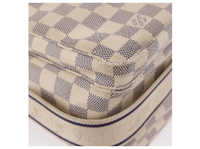 LOUIS VUITTON Borsa a tracolla Damier Azur Naviglio N51189 LV Auth 192113 - vista 14