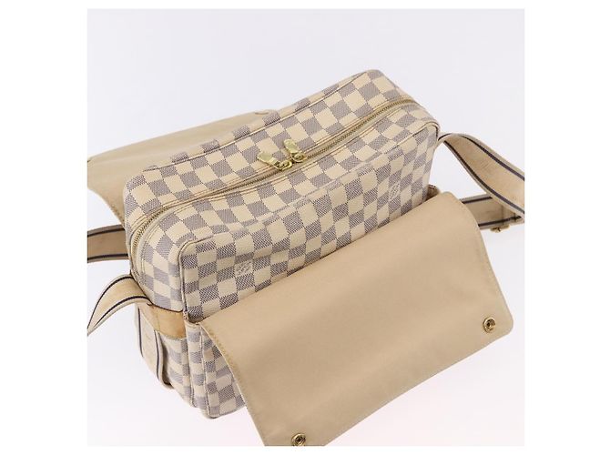 LOUIS VUITTON Borsa a tracolla Damier Azur Naviglio N51189 LV Auth 192113 - vista 16