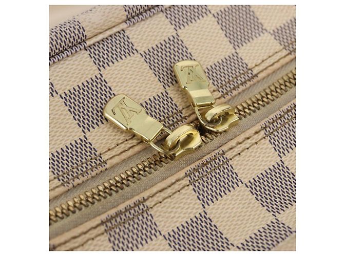 LOUIS VUITTON Borsa a tracolla Damier Azur Naviglio N51189 LV Auth 192113 - vista 17
