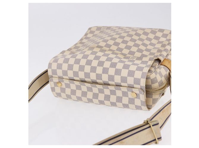 LOUIS VUITTON Borsa a tracolla Damier Azur Naviglio N51189 LV Auth 192113 - vista 8