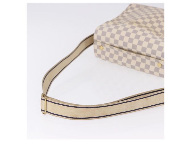 LOUIS VUITTON Borsa a tracolla Damier Azur Naviglio N51189 LV Auth 192113 - vista 9