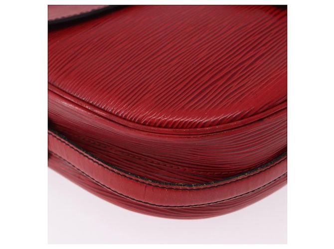 LOUIS VUITTON Epi Jeune Fille MM Borsa a Spalla Rossa M52157 LV Auth 192062 Rosso - vista 10