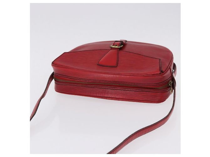 LOUIS VUITTON Epi Jeune Fille MM Borsa a Spalla Rossa M52157 LV Auth 192062 Rosso - vista 6