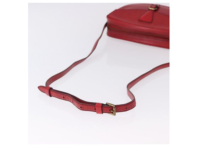 LOUIS VUITTON Epi Jeune Fille MM Borsa a Spalla Rossa M52157 LV Auth 192062 Rosso - vista 7