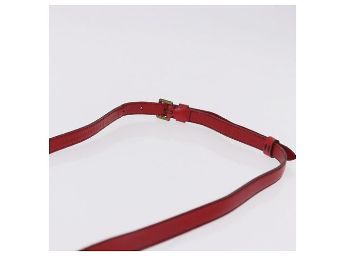 LOUIS VUITTON Epi Jeune Fille MM Borsa a Spalla Rossa M52157 LV Auth 192062 Rosso - vista 8