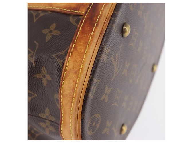 LOUIS VUITTON Borsa a Spalla Monogram Bucket GM M42236 LV Auth bs36218 Monogramma - vista 11
