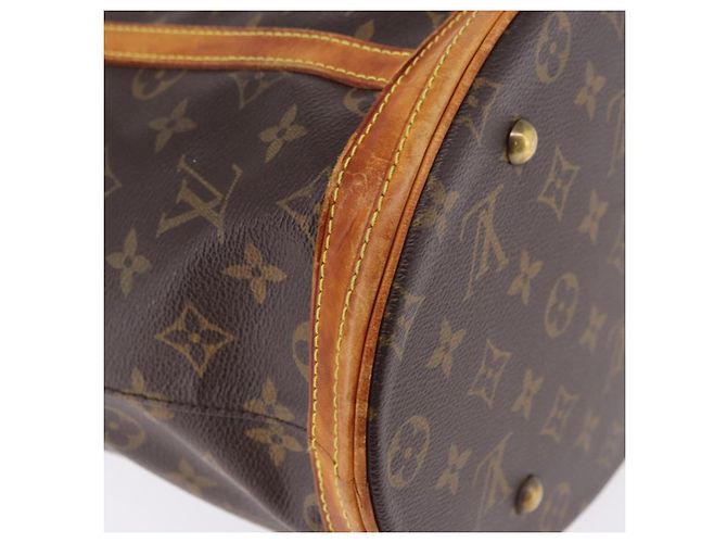 LOUIS VUITTON Borsa a Spalla Monogram Bucket GM M42236 LV Auth bs36218 Monogramma - vista 13