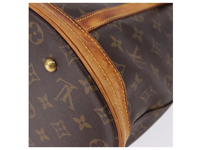 LOUIS VUITTON Borsa a Spalla Monogram Bucket GM M42236 LV Auth bs36218 Monogramma - vista 14