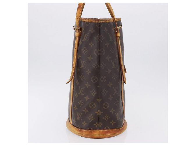 LOUIS VUITTON Borsa a Spalla Monogram Bucket GM M42236 LV Auth bs36218 Monogramma - vista 5