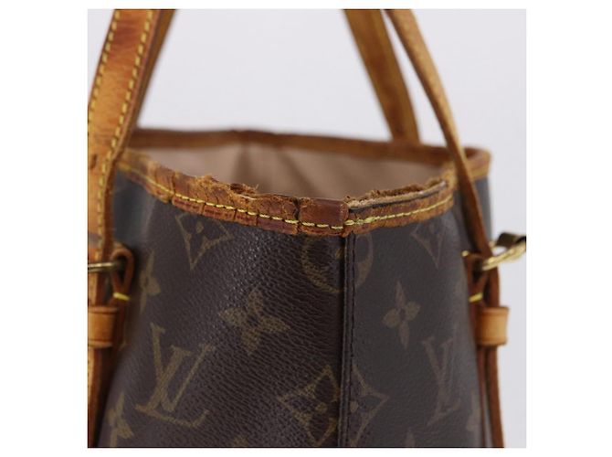 LOUIS VUITTON Borsa a Spalla Monogram Bucket GM M42236 LV Auth bs36218 Monogramma - vista 6