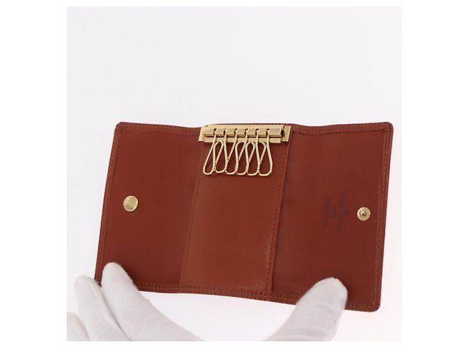LOUIS VUITTON Epi Multicles 6 Key Case Marrón M63813 LV Auth 186605A Castaño - vista 12