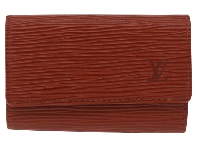 LOUIS VUITTON Epi Multicles 6 Key Case Marrón M63813 LV Auth 186605A Castaño - vista 2
