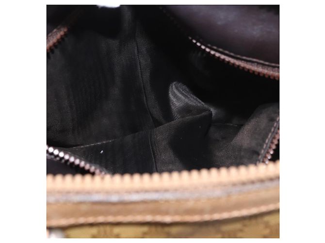 Céline Borsa CELINE Macadam Canvas PVC Beige Oro Autentica gh2177 D'oro - vista 21