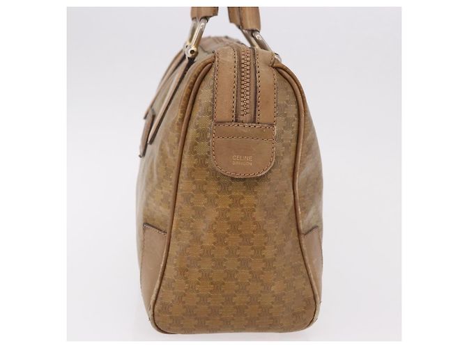 Céline Borsa CELINE Macadam Canvas PVC Beige Oro Autentica gh2177 D'oro - vista 4