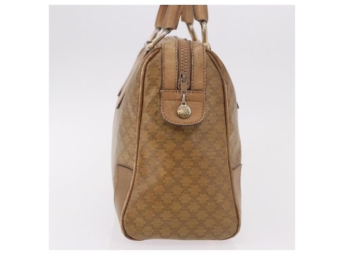 Céline Borsa CELINE Macadam Canvas PVC Beige Oro Autentica gh2177 D'oro - vista 5