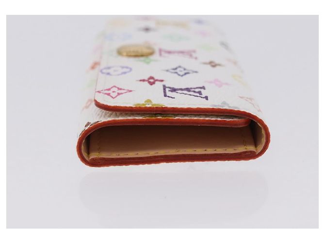 LOUIS VUITTON Monogram Multicolor Multicles 4 Key Case White M93731 Auth 192135M Bianco - vista 4