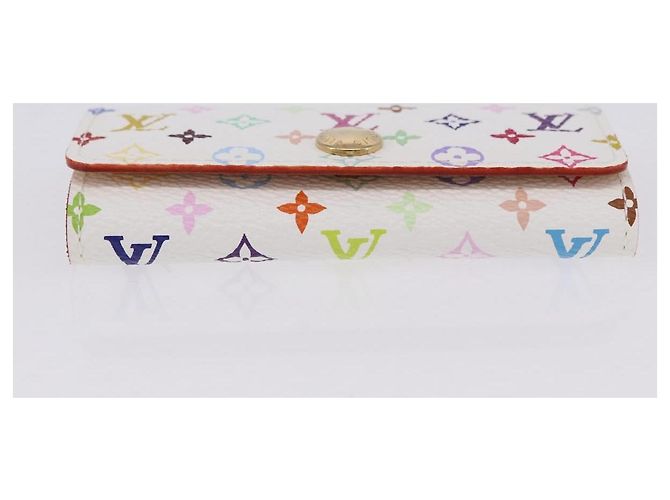 LOUIS VUITTON Monogram Multicolor Multicles 4 Key Case White M93731 Auth 192135M Bianco - vista 7