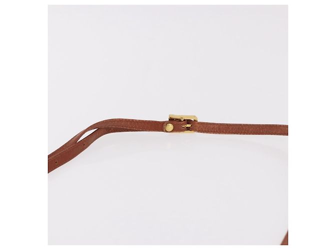 Borsa a Spalla MCM Vicetos Logogram PVC Marrone Oro Auth gh2158 D'oro - vista 8