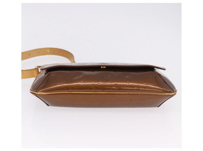 LOUIS VUITTON Monogram Vernis Thompson Street Bag Bronze M91124 LV Auth 192067 Bronzo - vista 10