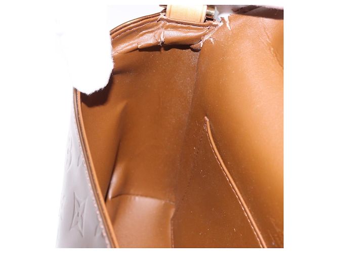 LOUIS VUITTON Monogram Vernis Thompson Street Bag Bronze M91124 LV Auth 192067 Bronzo - vista 20