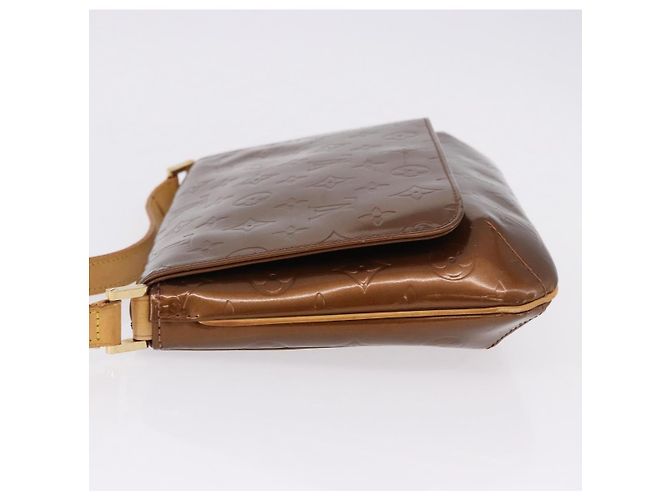 LOUIS VUITTON Monogram Vernis Thompson Street Bag Bronze M91124 LV Auth 192067 Bronzo - vista 6