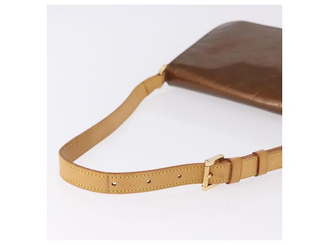 LOUIS VUITTON Monogram Vernis Thompson Street Bag Bronze M91124 LV Auth 192067 Bronzo - vista 8