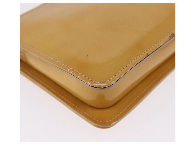LOUIS VUITTON Monogram Vernis Lexington Pouch Beige M91010 LV Auth BA14356 - vista 10