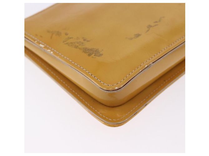 LOUIS VUITTON Monogram Vernis Lexington Pouch Beige M91010 LV Auth BA14356 - vista 12