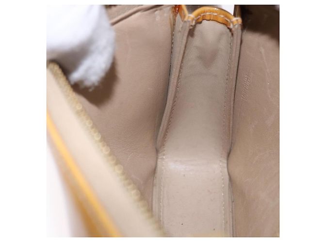 LOUIS VUITTON Monogram Vernis Lexington Pouch Beige M91010 LV Auth BA14356 - vista 18