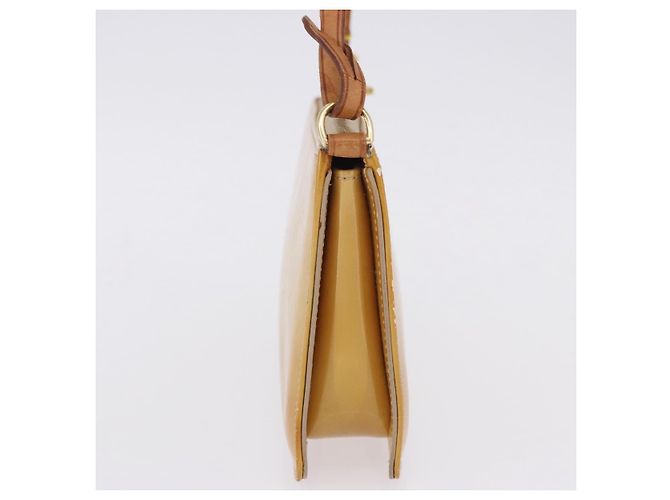 LOUIS VUITTON Monogram Vernis Lexington Pouch Beige M91010 LV Auth BA14356 - vista 4