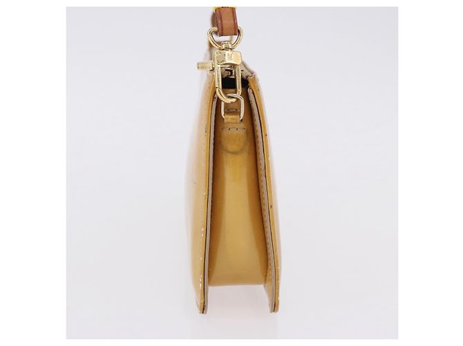 LOUIS VUITTON Monogram Vernis Lexington Pouch Beige M91010 LV Auth BA14356 - vista 5