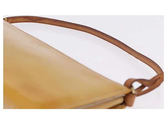 LOUIS VUITTON Monogram Vernis Lexington Pouch Beige M91010 LV Auth BA14356 - vista 8