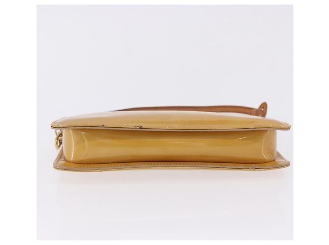 LOUIS VUITTON Monogram Vernis Lexington Pouch Beige M91010 LV Auth BA14356 - vista 9