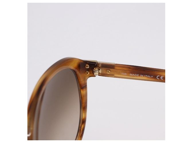 Chloé Gafas de sol Chloe de plástico Marrón Auth BA14435A Castaño - vista 10