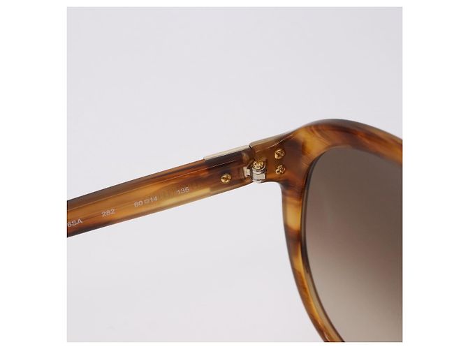 Chloé Gafas de sol Chloe de plástico Marrón Auth BA14435A Castaño - vista 11