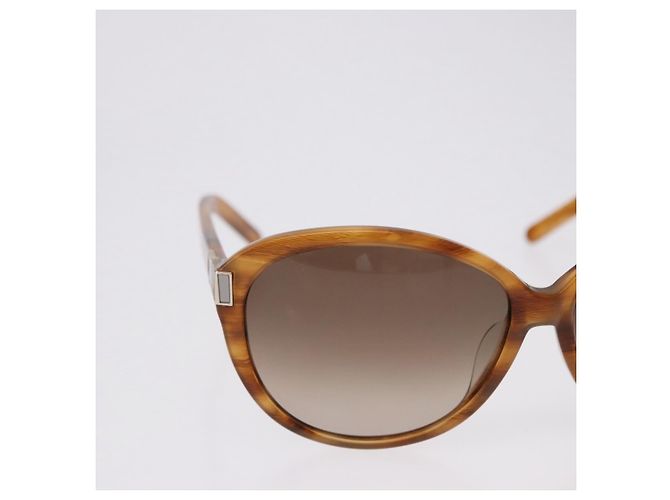 Chloé Gafas de sol Chloe de plástico Marrón Auth BA14435A Castaño - vista 4