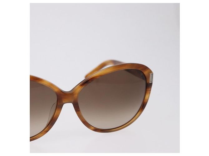 Chloé Gafas de sol Chloe de plástico Marrón Auth BA14435A Castaño - vista 5