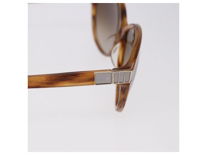 Chloé Gafas de sol Chloe de plástico Marrón Auth BA14435A Castaño - vista 7