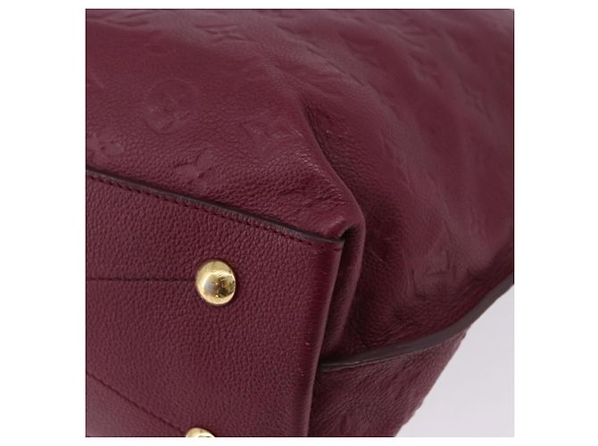 LOUIS VUITTON Bolsa de Ombro Monogram Empreinte Metis Vermelho Vinho M40813 Auth ka5209V Bordeaux - vista 15