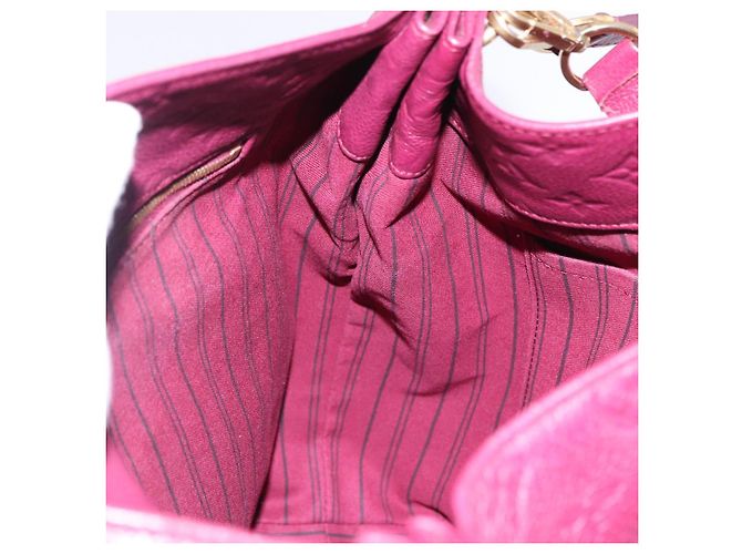 LOUIS VUITTON Bolsa de Ombro Monogram Empreinte Metis Vermelho Vinho M40813 Auth ka5209V Bordeaux - vista 19