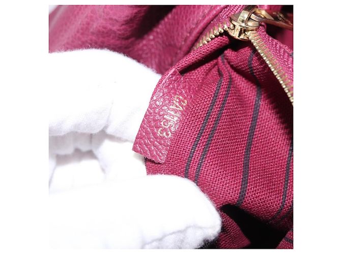 LOUIS VUITTON Bolsa de Ombro Monogram Empreinte Metis Vermelho Vinho M40813 Auth ka5209V Bordeaux - vista 24