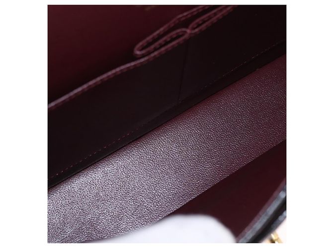 CHANEL Borsa a Spalla Chain Matelasse 25 Pelle Caviar Nera Oro CC Auth yk20614SM Nero D'oro - vista 20