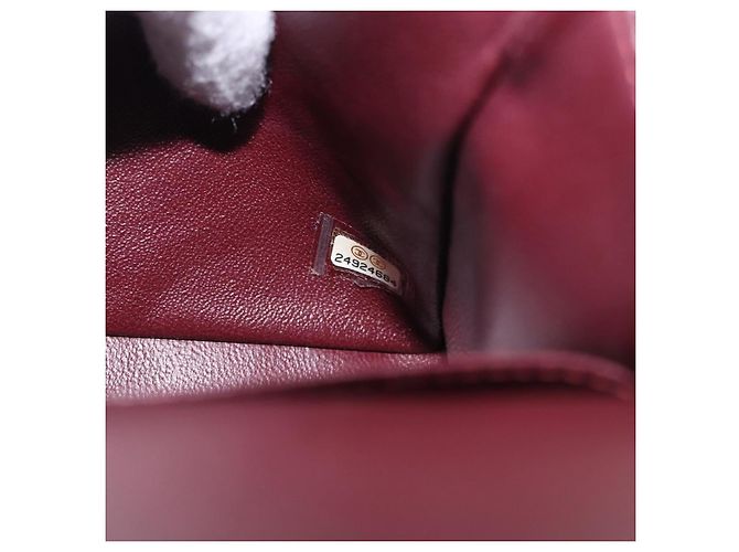 CHANEL Borsa a Spalla Chain Matelasse 25 Pelle Caviar Nera Oro CC Auth yk20614SM Nero D'oro - vista 25
