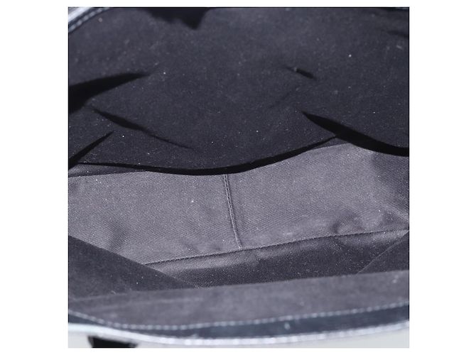 Borsa GUCCI GG Canvas Bamboo Nera Argento 112530 Auth ep15294 Nero - vista 15