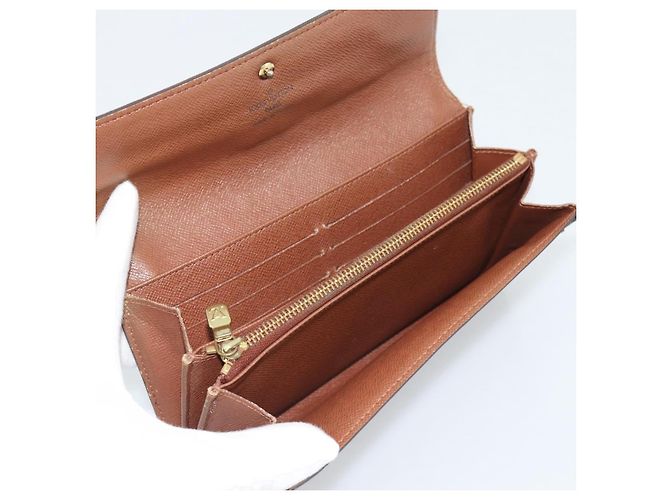 LOUIS VUITTON Monogram Portefeuille Sarah Long Wallet M61734 LV Auth bs36109 Monogramma - vista 13